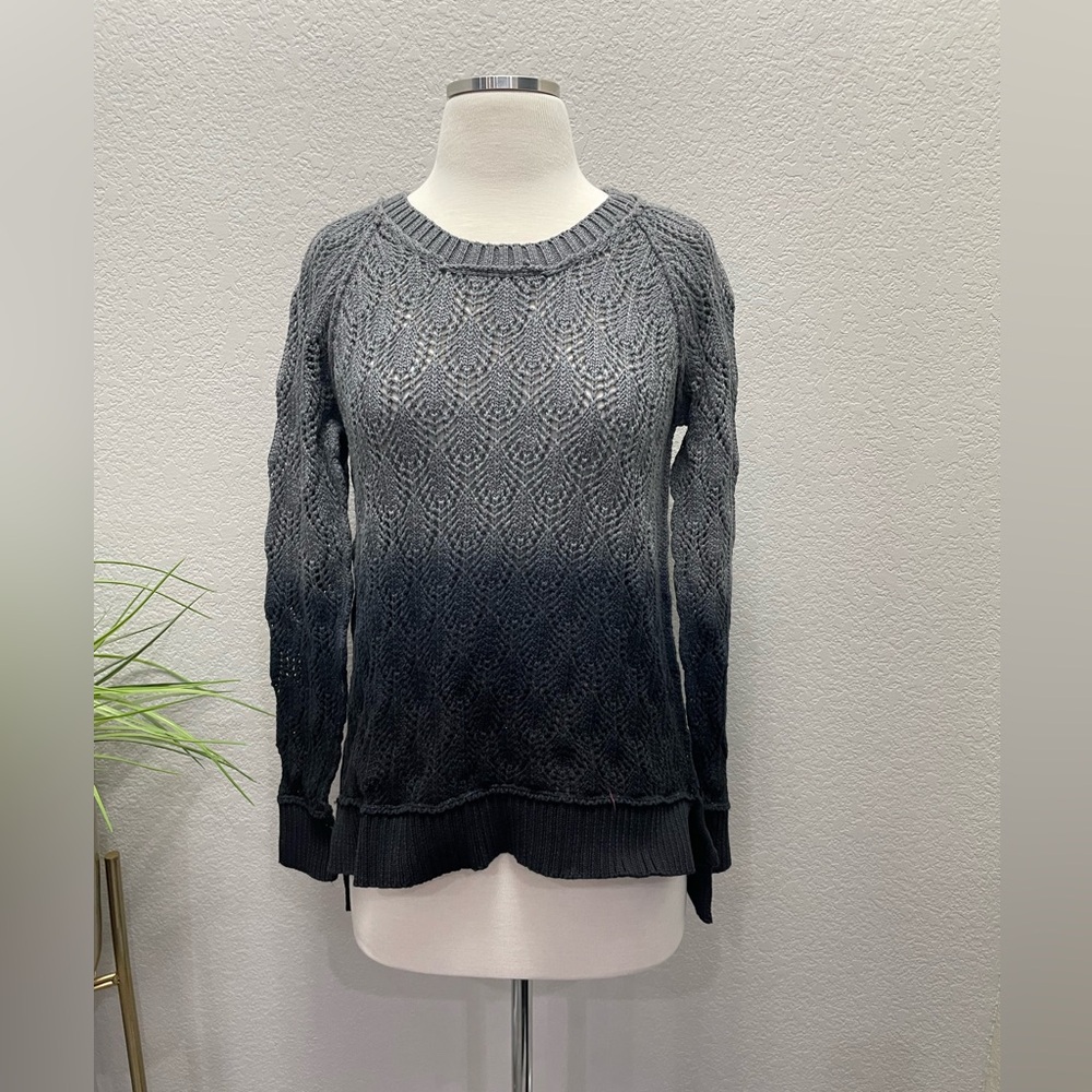 NWT Chaser Raglan Pullover Juniper Knit‎ Ombré Sweater Sz Small